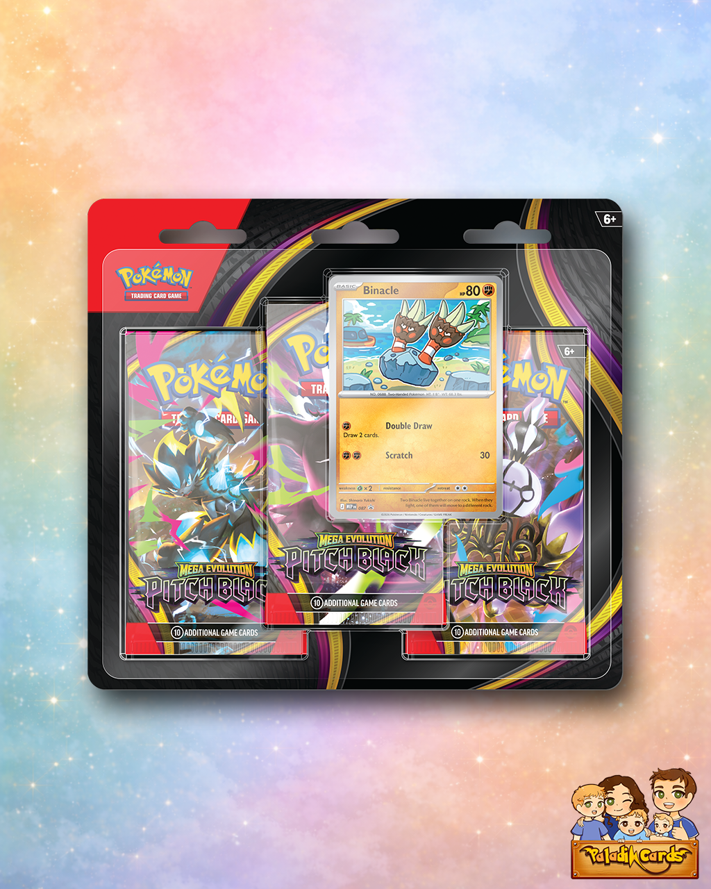 Mega Evolution— Pitch Black 3 Pack Blister Pre-Order