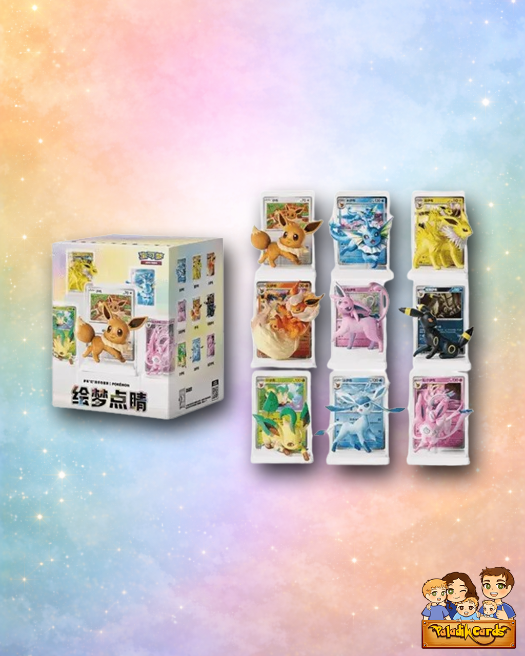 Pokémon Chinese Dream Figure Vol. 3 – Eevee & Eeveelutions Figure Blind Box