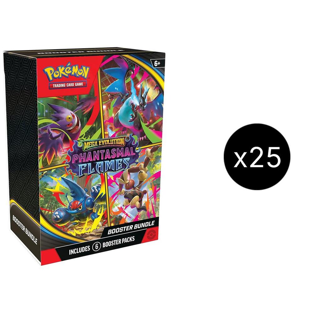 Pokémon TCG: Mega Evolution—Phantasmal Flames Booster Bundle Case
