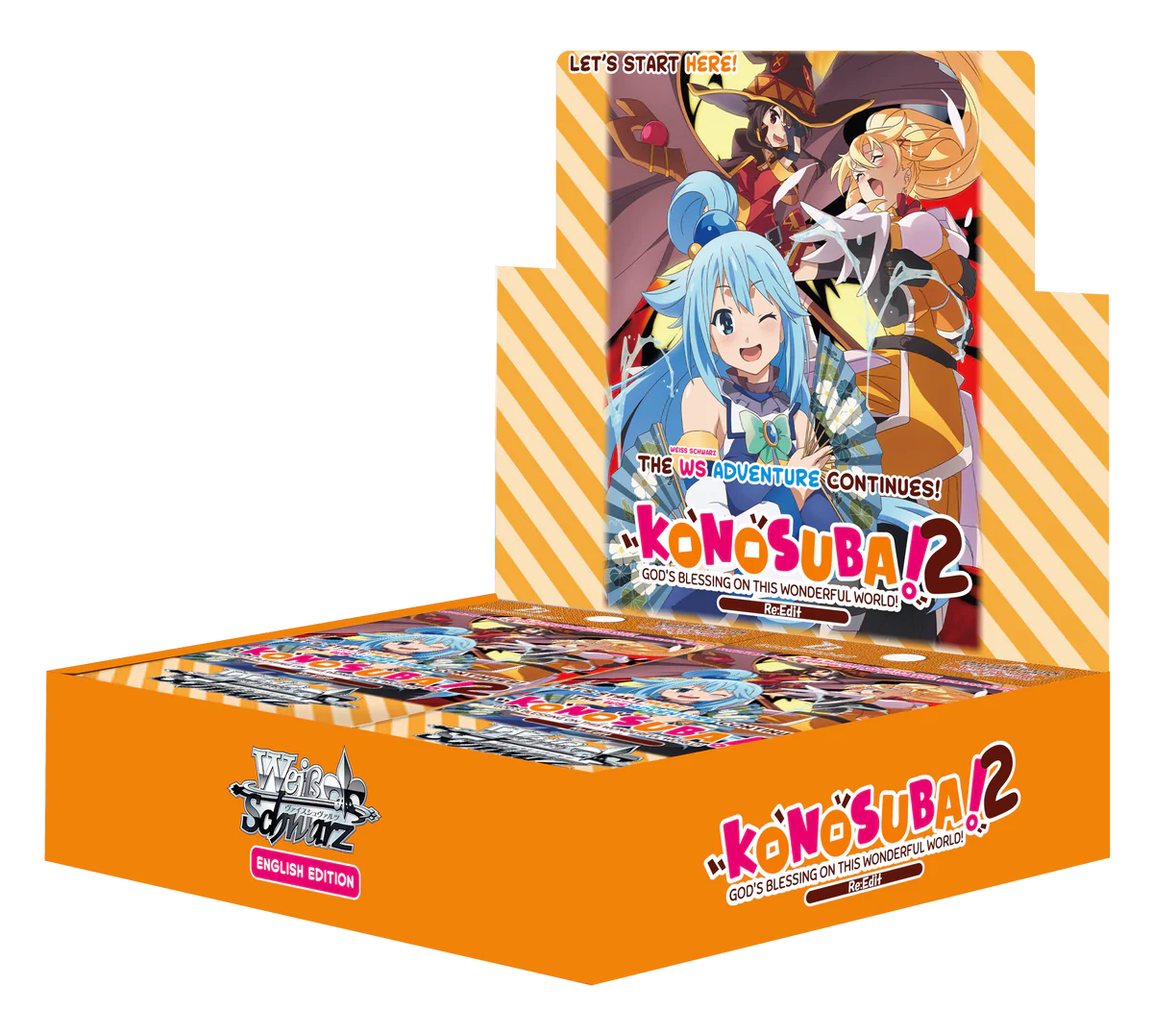 Weiss Schwarz: Konosuba God's Blessing on this Wonderful World Re: Edit (English) Booster Box (Ships 12/1/2025)