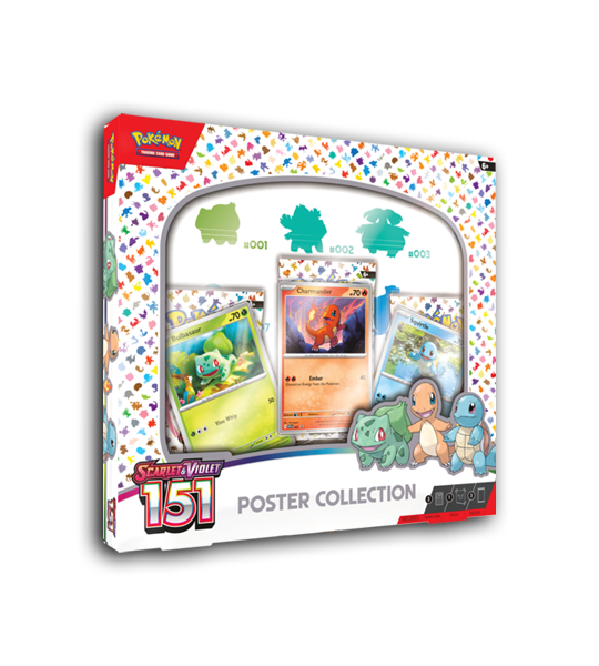 Pokmon TCG Scarlet & Violet 151 Poster Official Pokemon Trading Card Game Wall Art Pokmon TCG Scarlet & Violet 151 Poster Official Pokemon Trading Card Game Wall Art