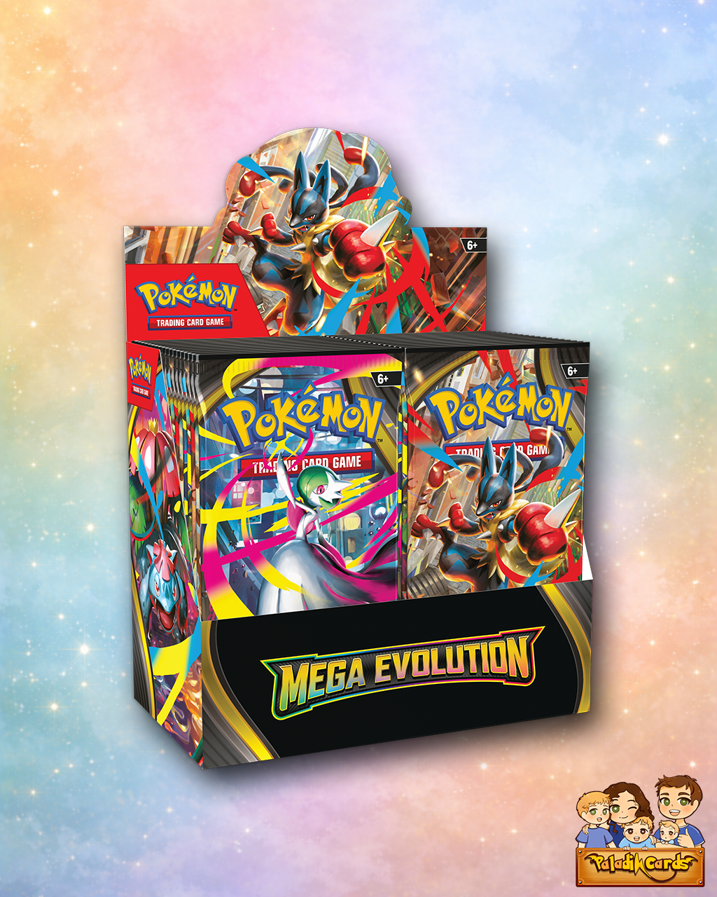 Pokémon TCG: Mega Evolution NON ENHANCED Booster Display