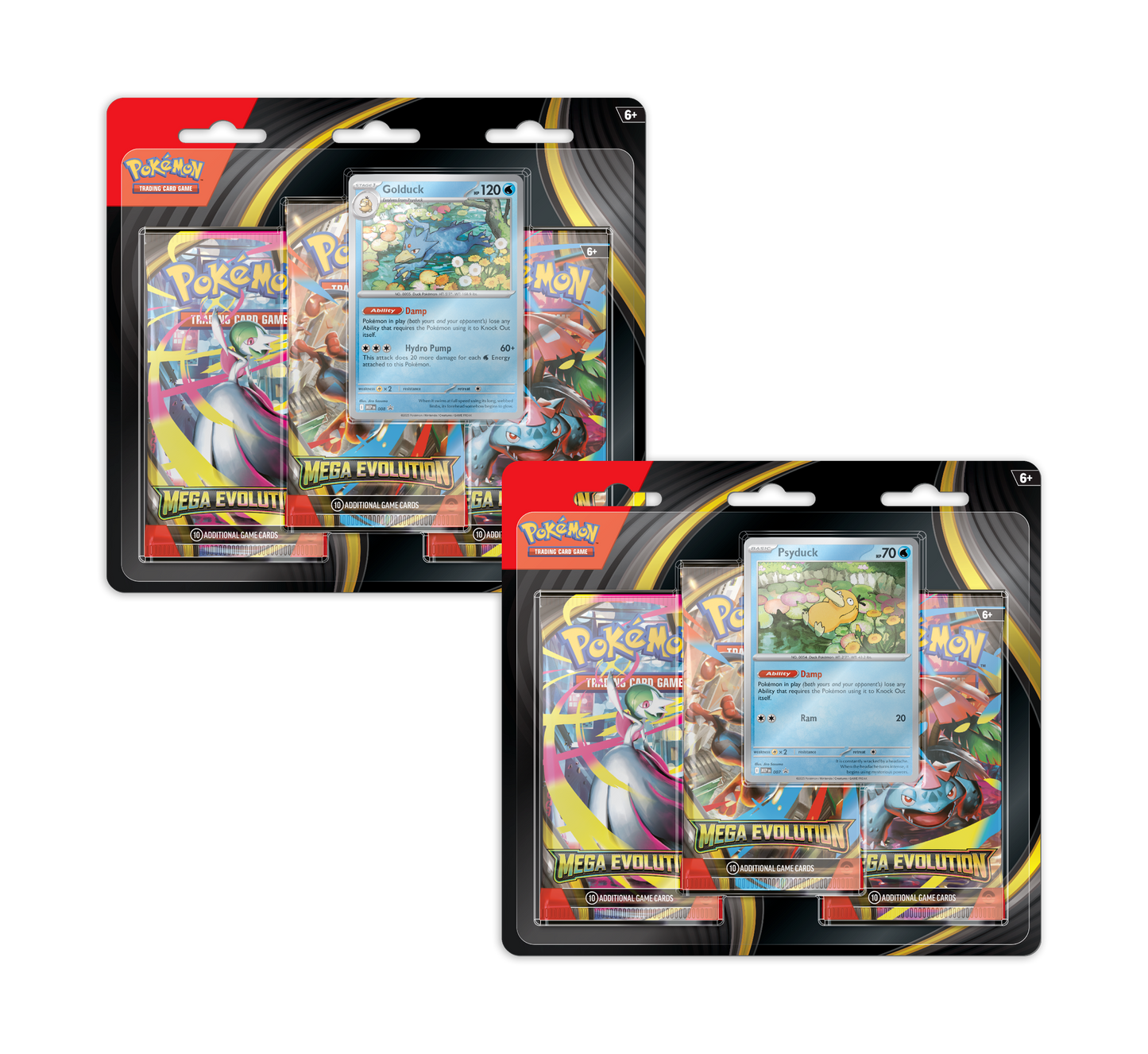 Pokémon TCG: Mega Evolution 3-Pack Blister (Set of 2) – Pre-Order