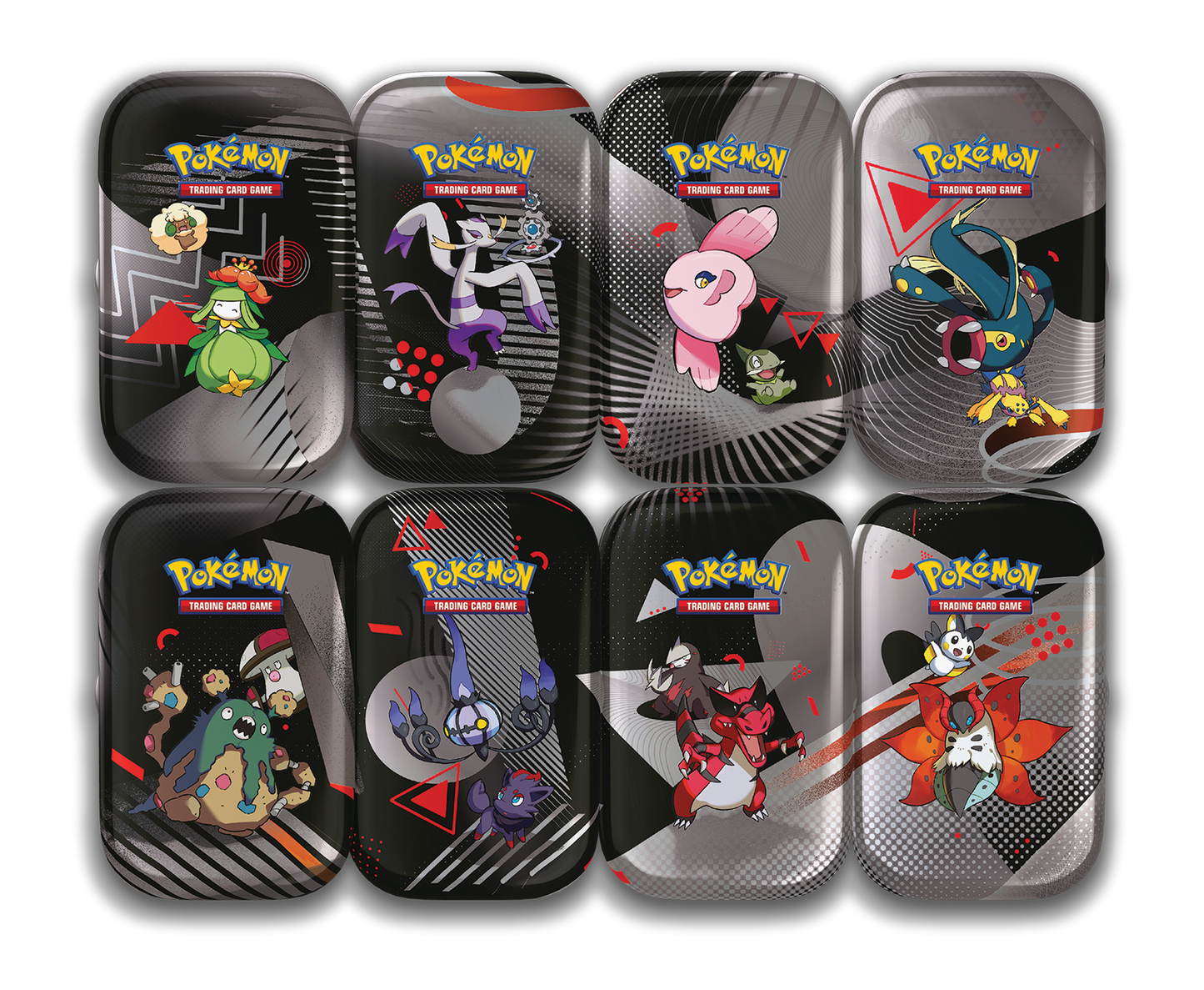 Pokémon TCG: Unova Mini Tin Display (8 Tins)