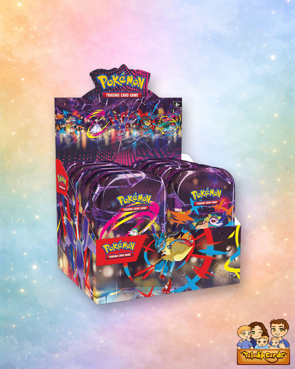 Pokémon TCG: Mega Heroes Mini Tin Display