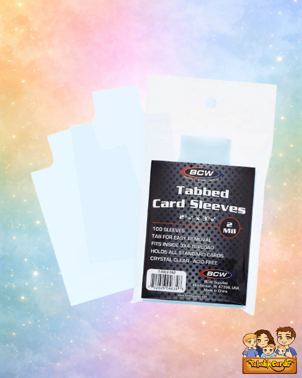 BCW Standard Card Sleeves with Pull Tab – Paladin Cards