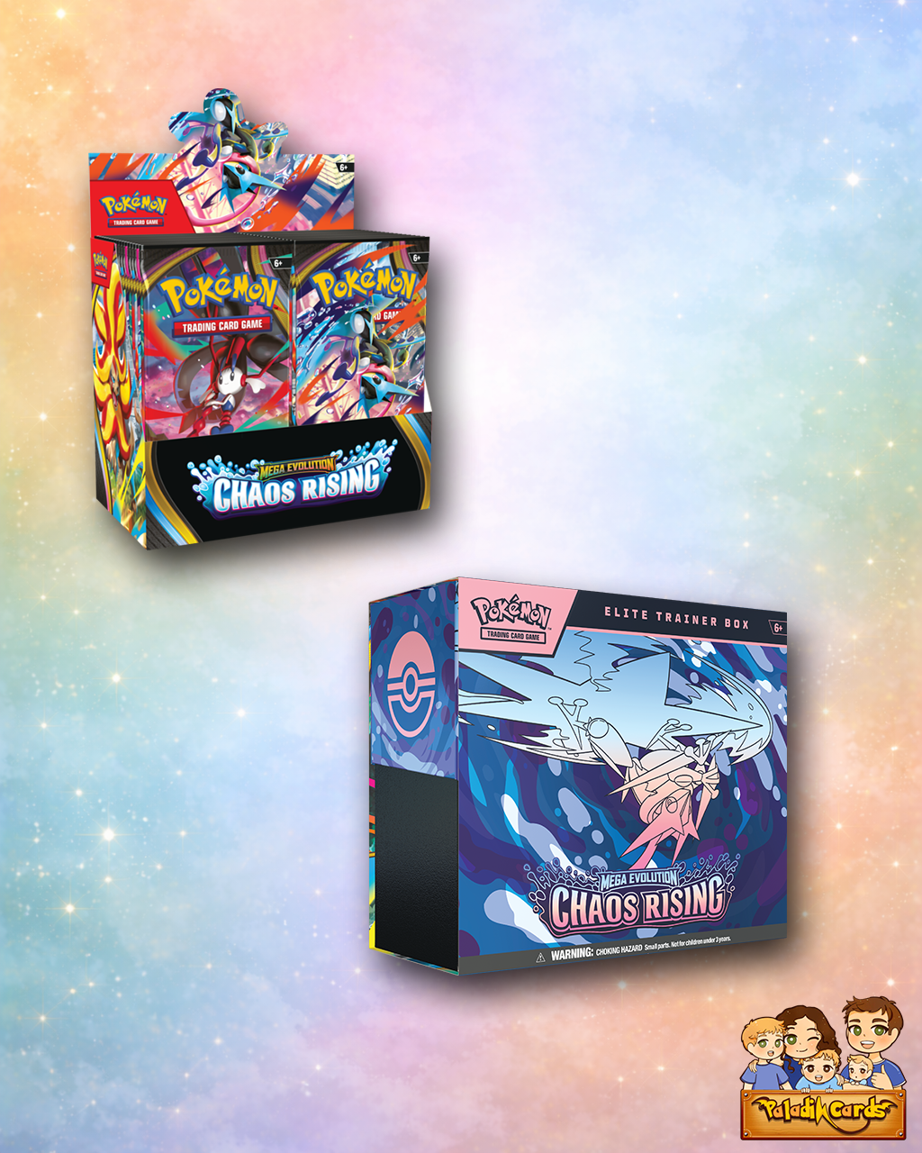 Mega Evolution—Chaos Rising Booster + ETB Bundle (Ships 6/10)