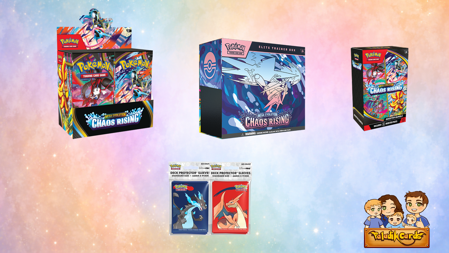 Mega Evolution—Chaos Rising Booster + ETB Bundle Wave 2