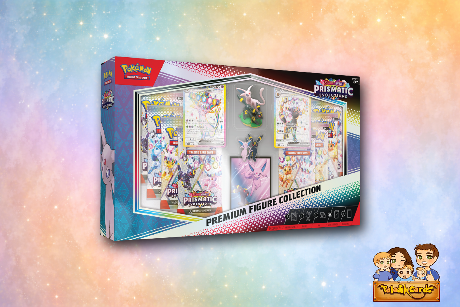 Pokmon TCG Prismatic Evolutions Premium Figure Collection (Pre-Order) Paladin Cards Pokmon TCG Prismatic Evolutions Premium Figure Collection (Pre-Order) Paladin Cards