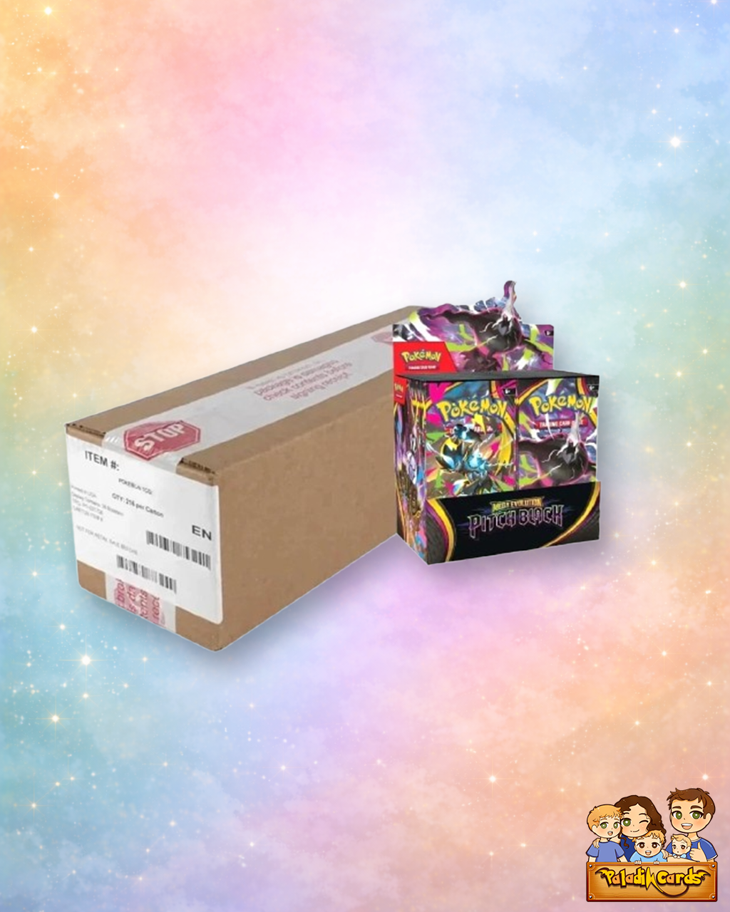 Mega Evolution—Pitch Black Booster Box Sealed Case