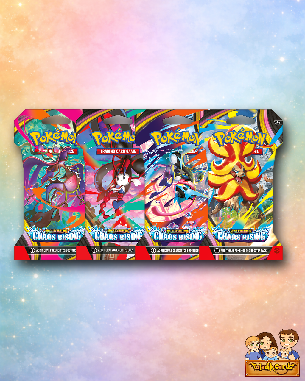 Mega Evolution—Chaos Rising Sleeved Booster Pack (1 Pack) Wave 2