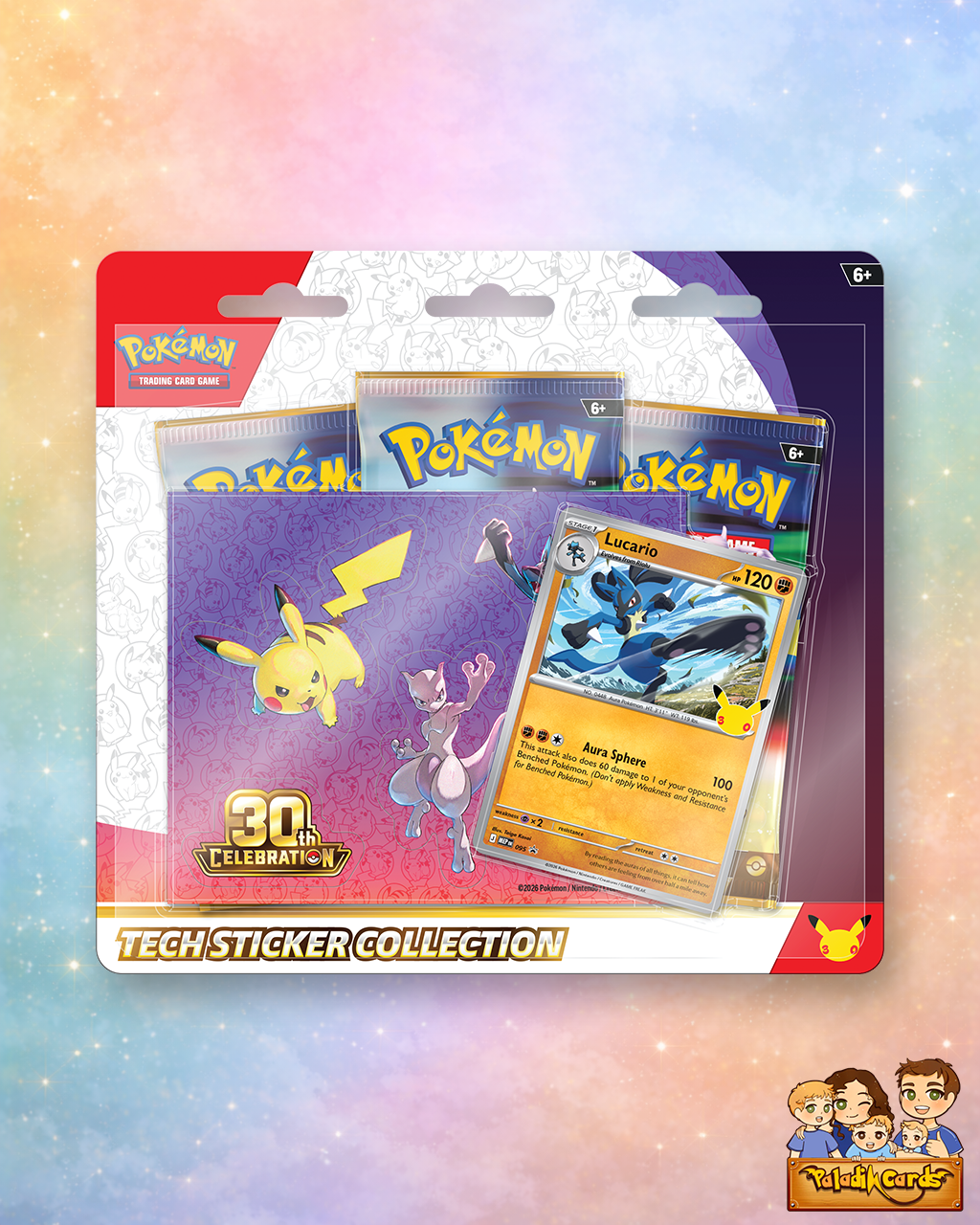 30th Celebration Tech Sticker Collection (1 Selected at Random) Pre-Order
