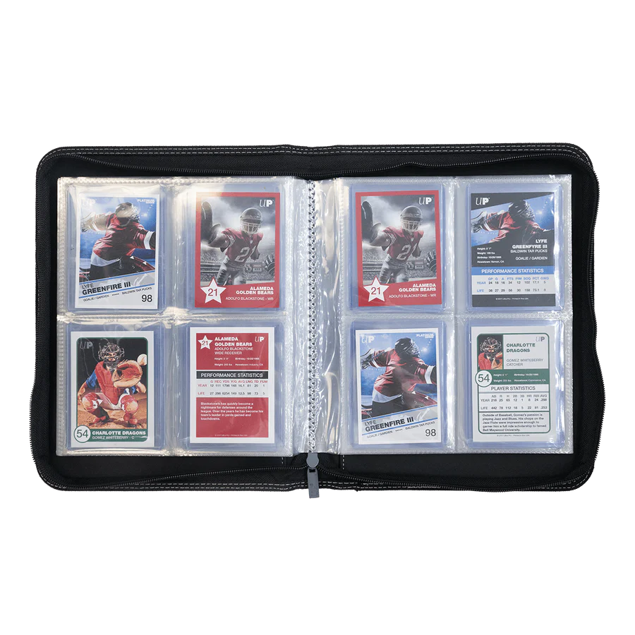 4-Pocket Toploader Zippered Premium PRO-Binder