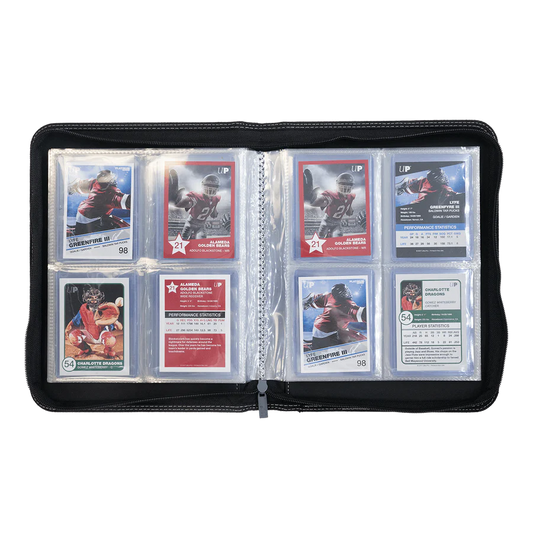 4-Pocket Toploader Zippered Premium PRO-Binder