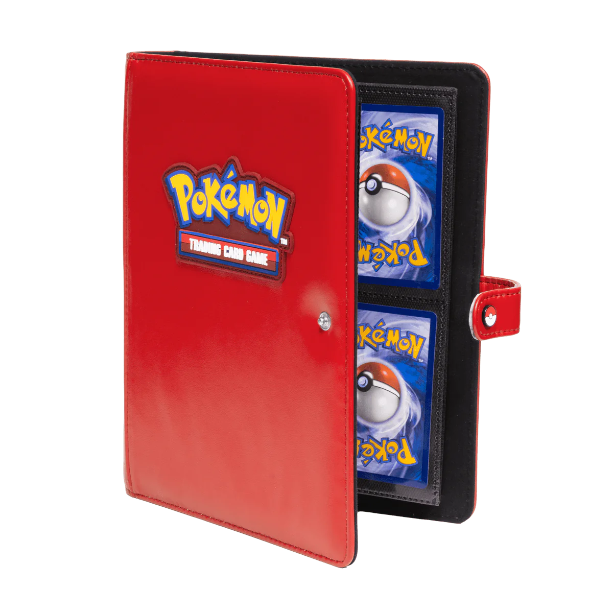 Premium Red 4-Pocket Snap Binder for Pokémon