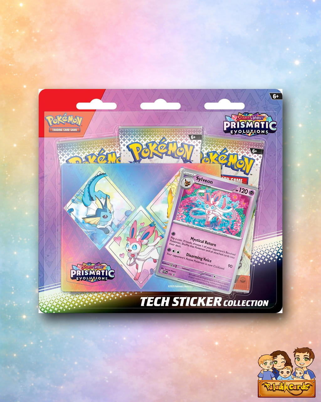 Prismatic Evolutions Tech Sticker Collection (Random)