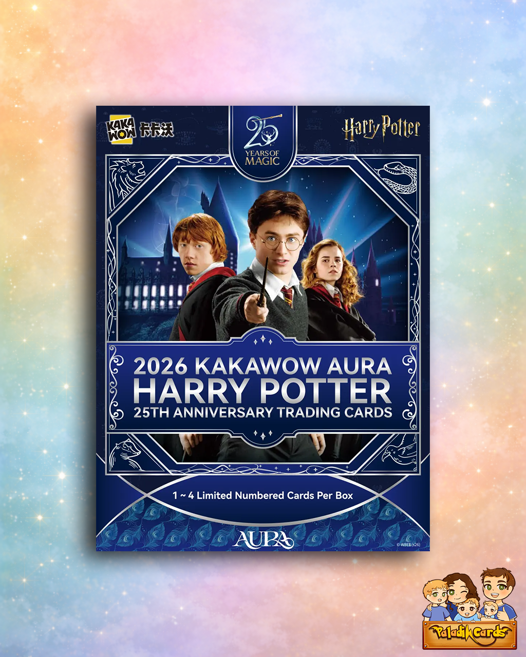 26 Harry Potter KAKAWOW AURA 25th Anniversary Trading Cards BLASTER (7 packs)