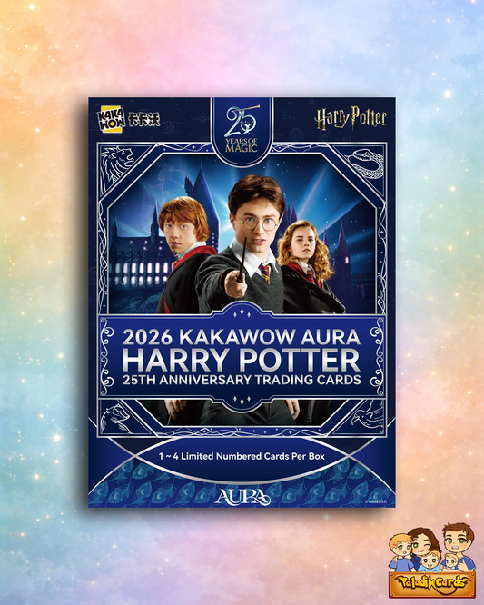 26 Harry Potter KAKAWOW AURA 25th Anniversary Trading Cards BLASTER (7 packs)