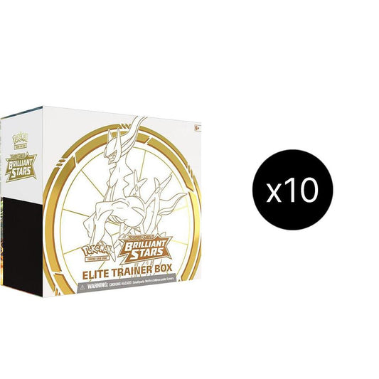 Pokémon TCG: Sword & Shield — Brilliant Stars Elite Trainer Box Sealed Case