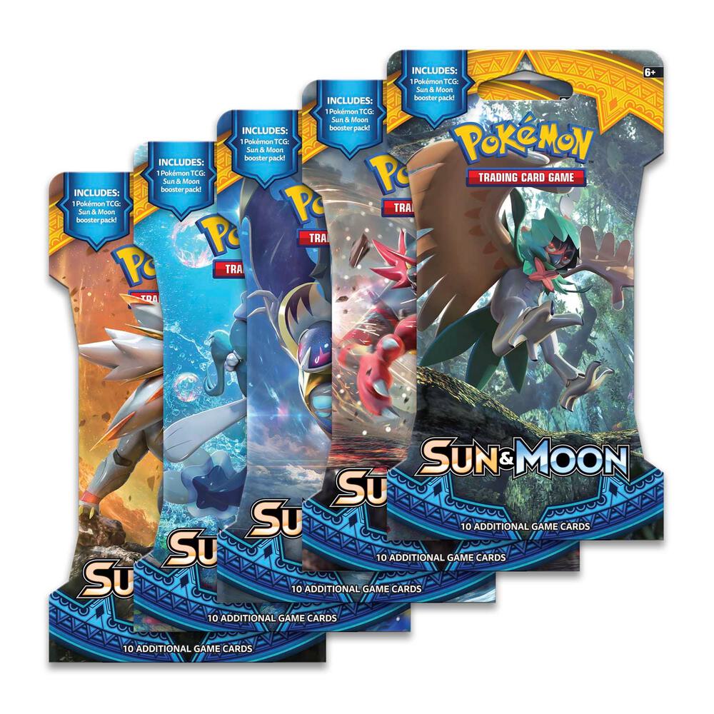 Sun & Moon Sleeved Booster Pack (One Art Selected at Random)