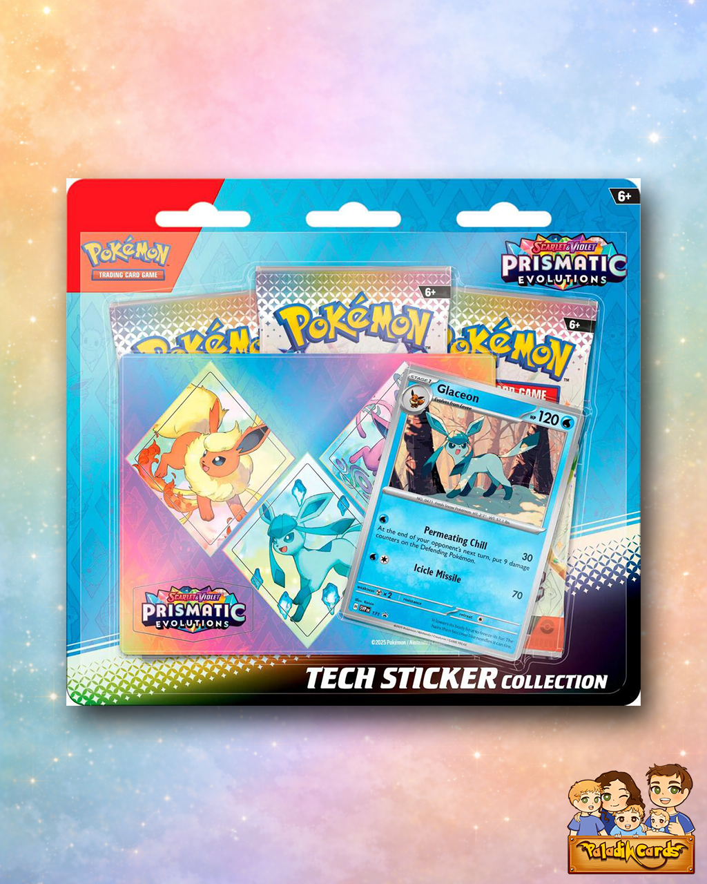 Prismatic Evolutions Tech Sticker Collection (Random)