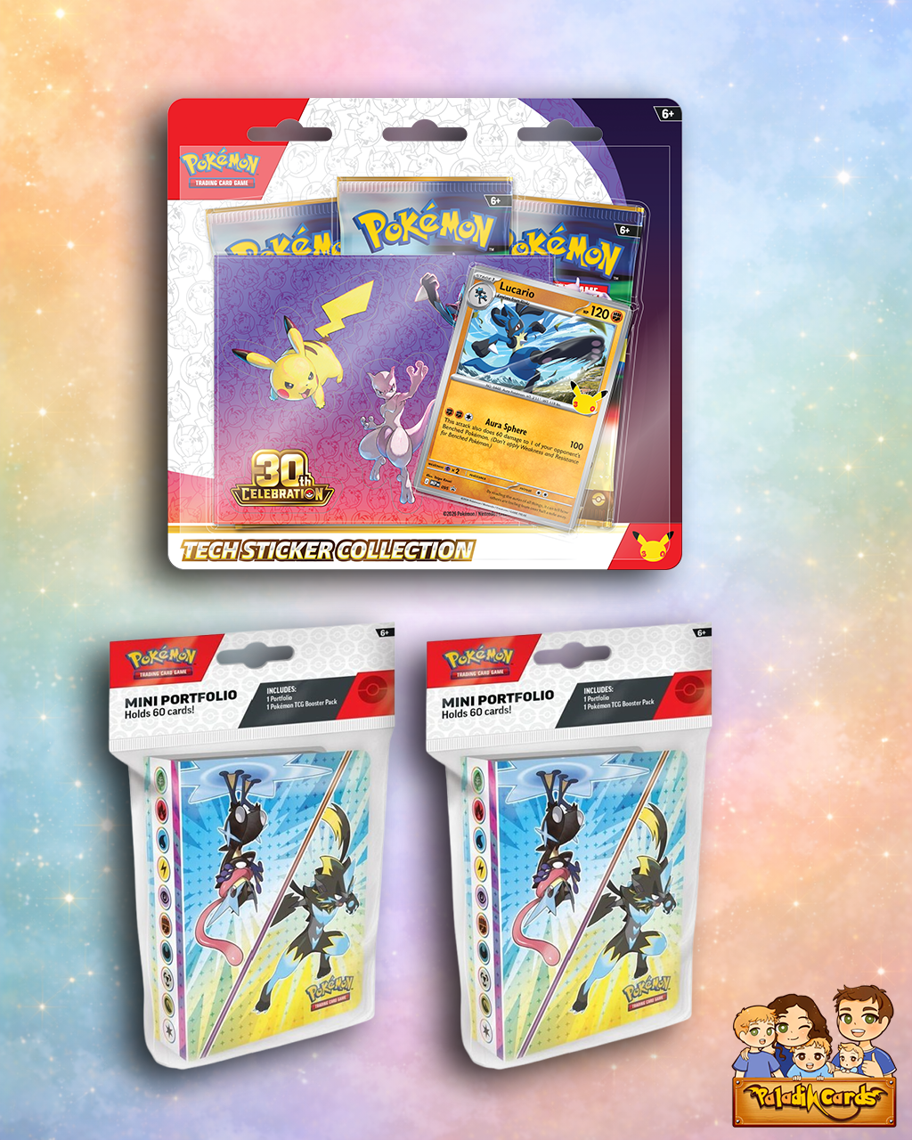 30th Celebration Collector Bundle – Tech Sticker Collection + 2 Mini Portfolios