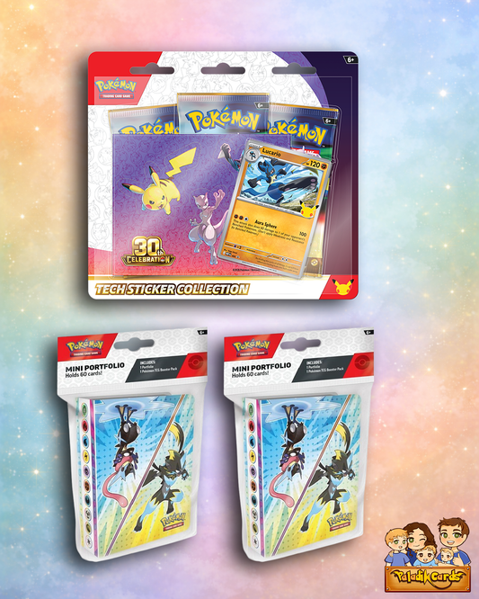 30th Celebration Collector Bundle – Tech Sticker Collection + 2 Mini Portfolios