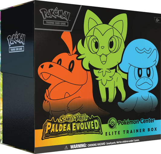 Paldea Evolved Pokémon Center Elite Trainer Box