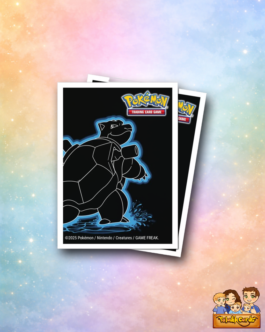 Ultra PRO Apex Sleeves – Neon Kanto Blastoise