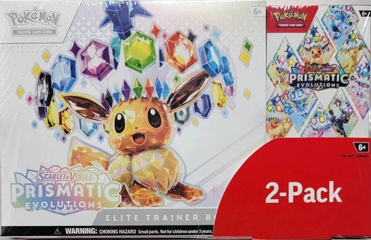 Costco Pokémon Prismatic Evolutions 2-Pack Trainer Box & Booster Bundle