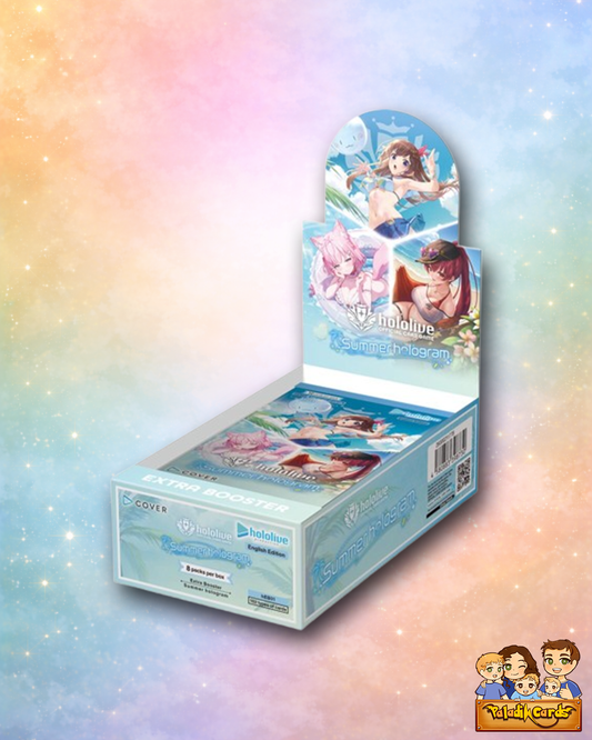 hololive OFFICIAL CARD GAME: Extra Booster – Summer hologram Booster Box (HEB01)