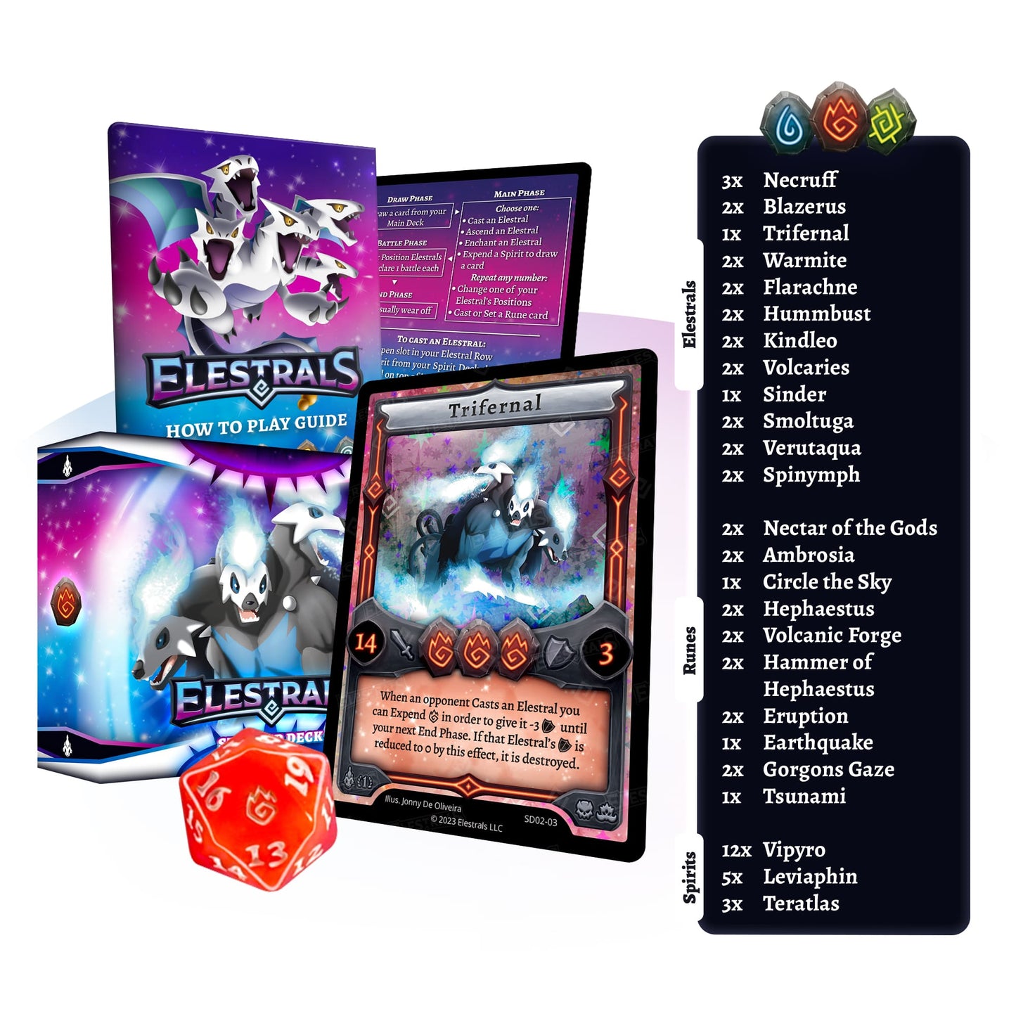 Elestrals Product Image Trifernal Starter Deck 3