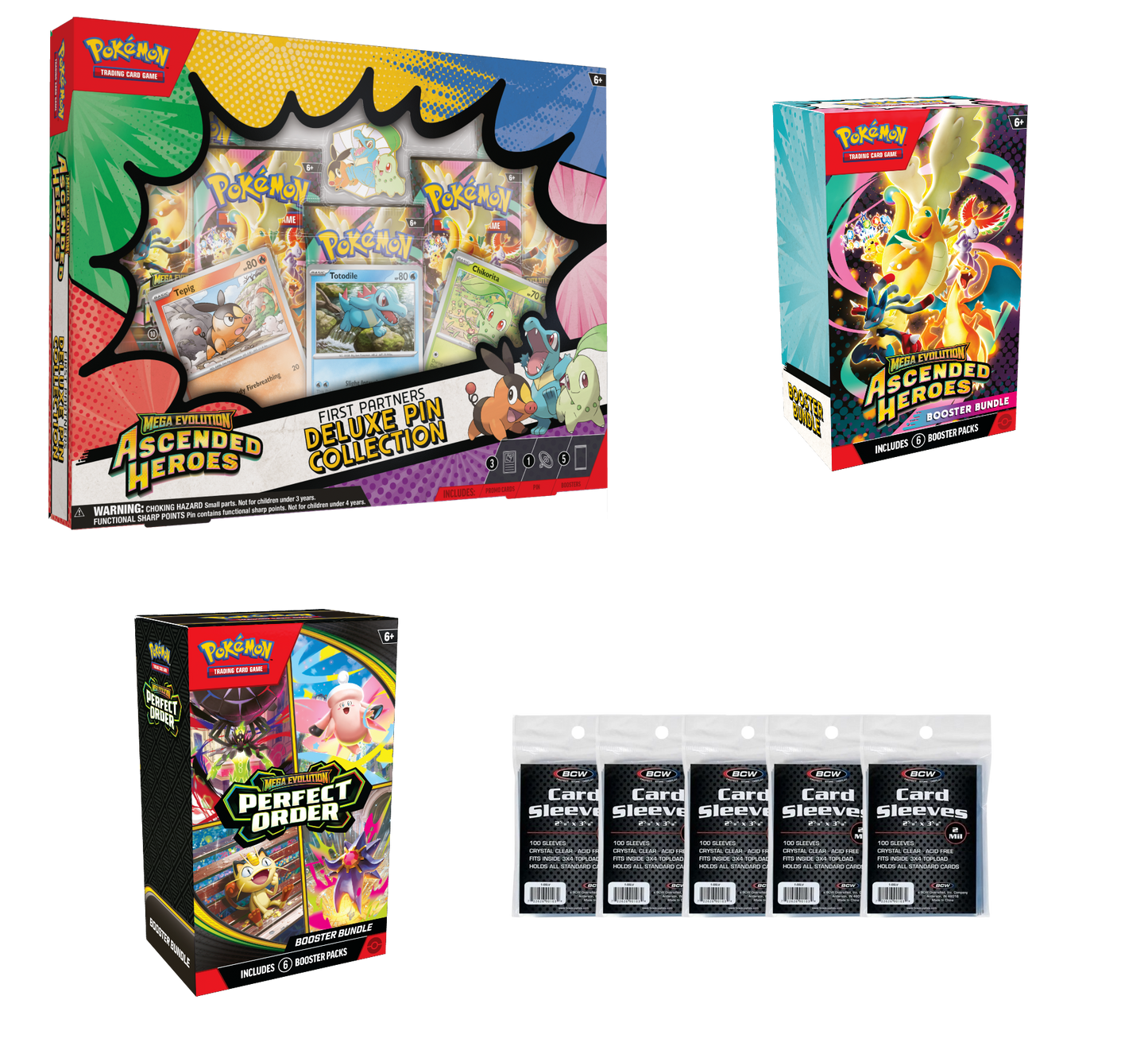 Ascended Heroes First Partners Deluxe Pin Combo
