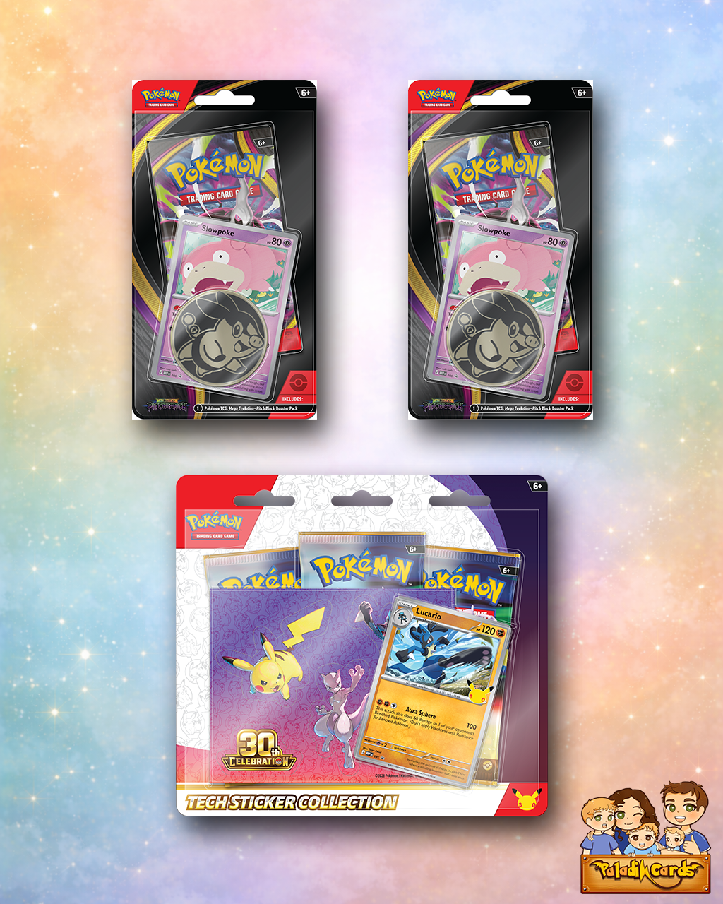Pitch Black & 30th Celebration Bundle – 5 Booster Packs