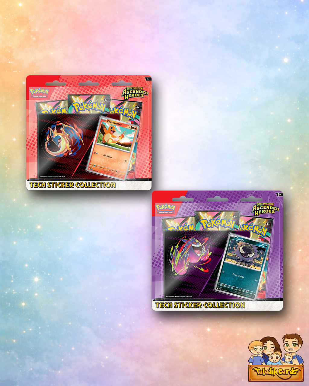 Mega Evolution Ascended Heroes Tech Sticker Collection (Set of 2)