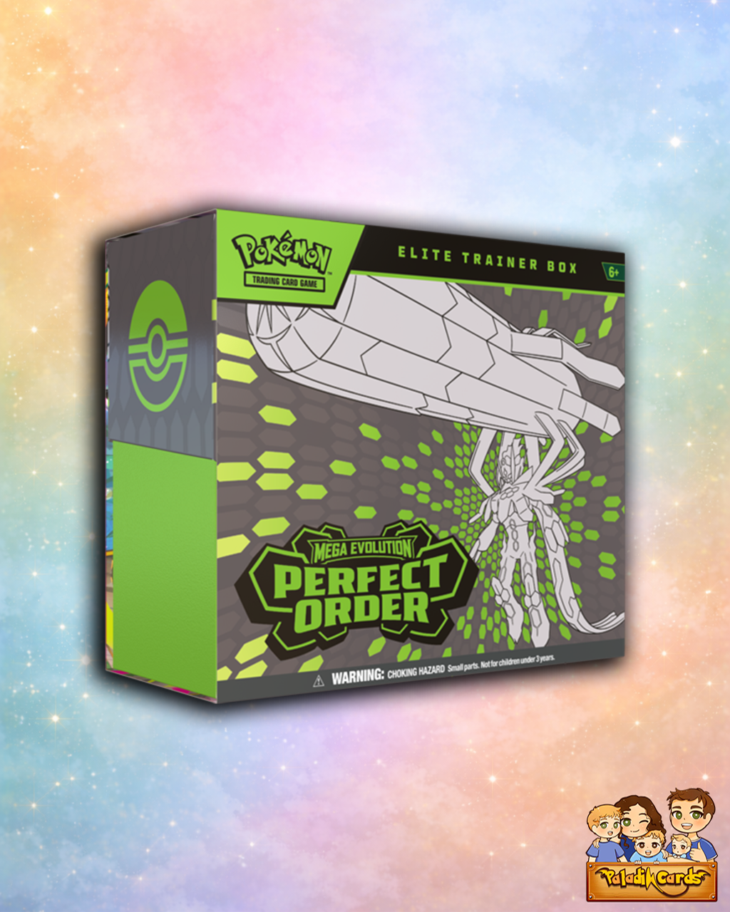 Mega EvolutionPerfect Order Elite Trainer Box Paladin Cards Mega EvolutionPerfect Order Elite Trainer Box Paladin Cards