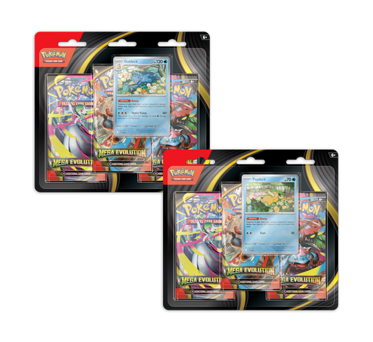 Mega Evolution 3 Pack Blister (Set of 2) Pre-Order