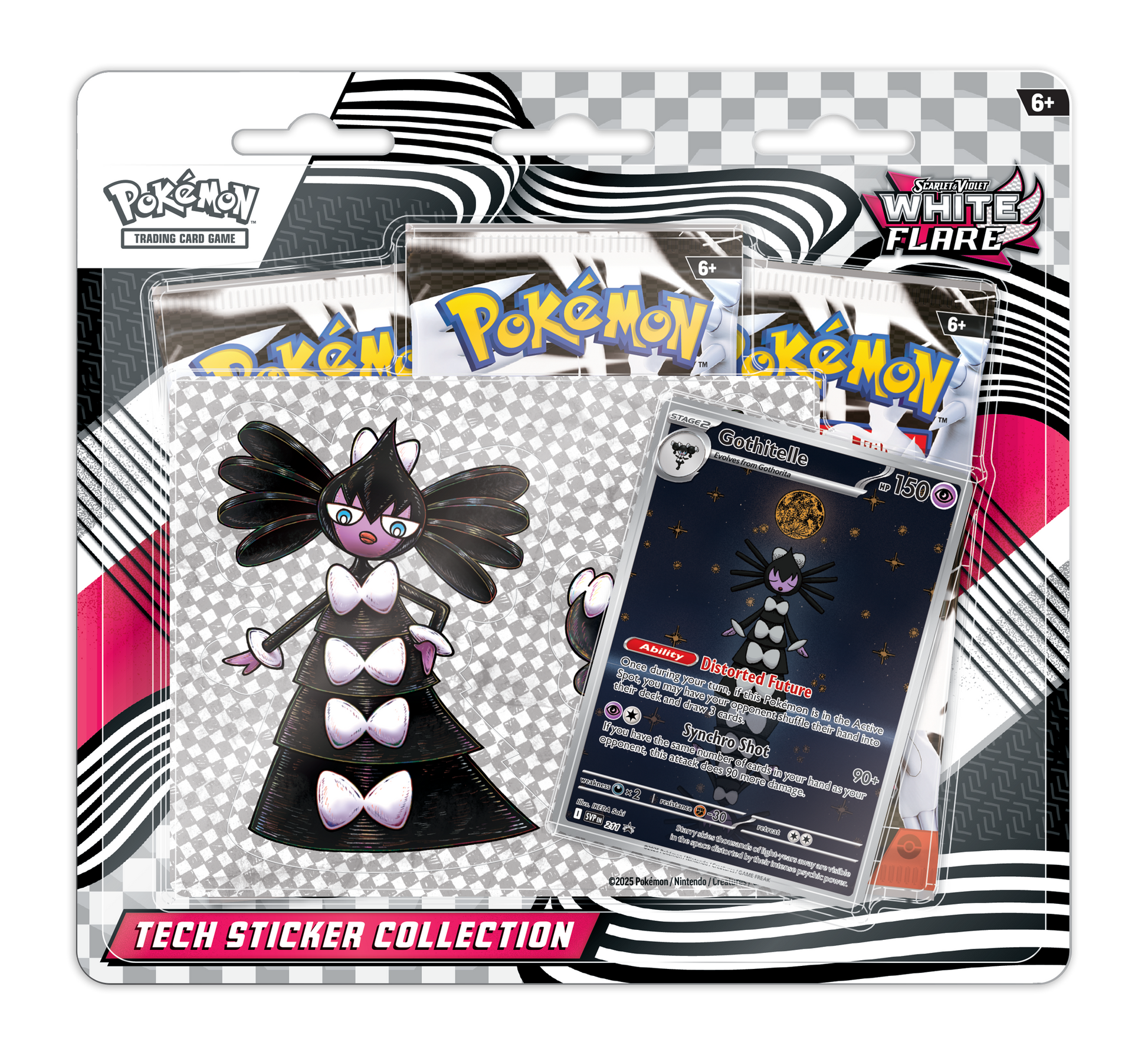 Pokmon TCG White Flare Tech Sticker Collection Gothitelle Promo Paladin Cards Pokmon TCG White Flare Tech Sticker Collection Gothitelle Promo Paladin Cards