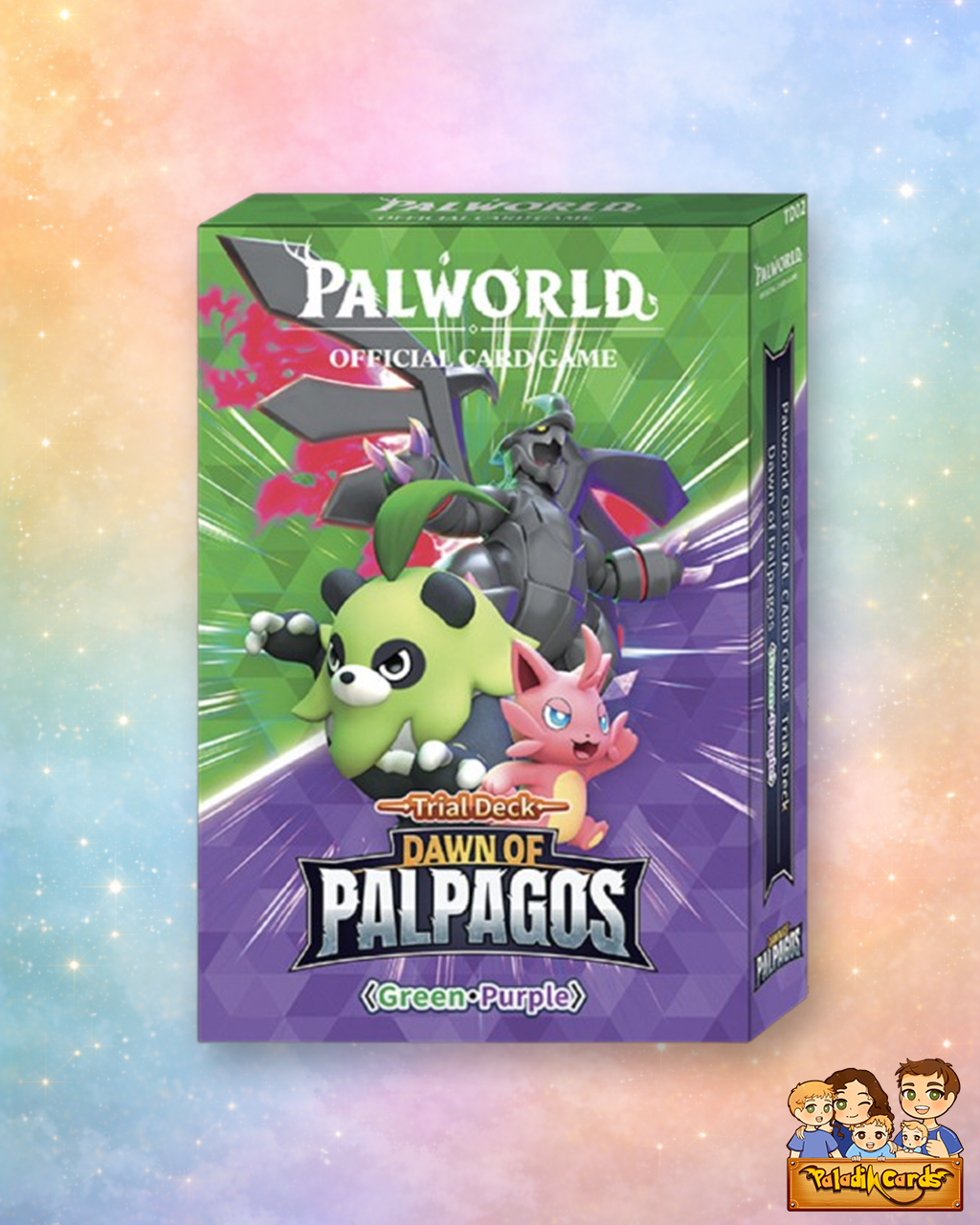 Palworld Official Card Game: Dawn of Palpagos - Green/Purple - Trial Deck