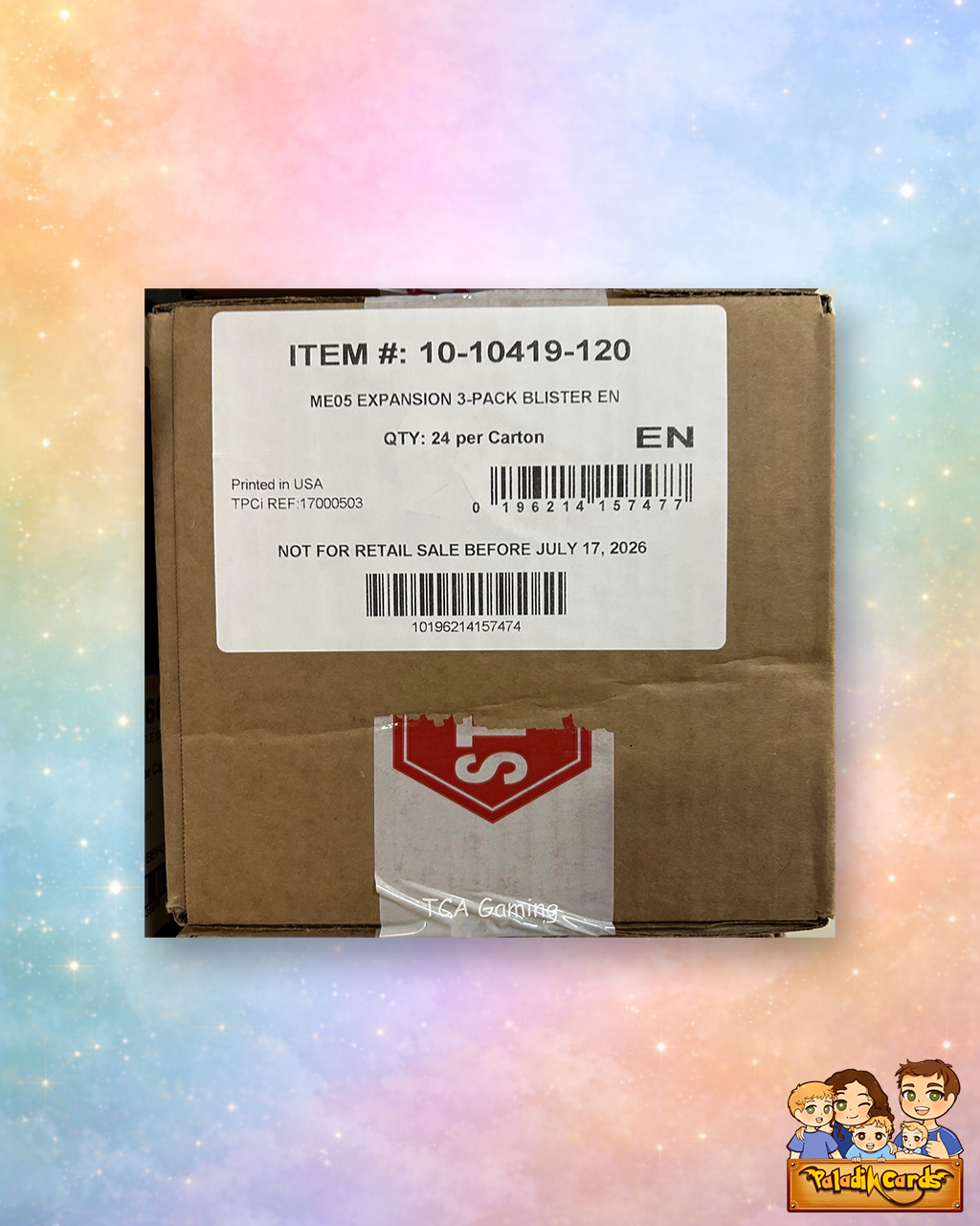 Mega Evolution— Pitch Black 3 Pack Blister Sealed Case