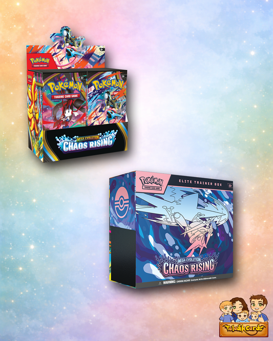 Mega Evolution—Chaos Rising Booster + ETB Bundle (Ships 6/10)
