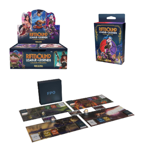 League of Legends TCG: Origins Booster Display + Riftbound Champion Deck + Proving Grounds Champion Deck Combo
