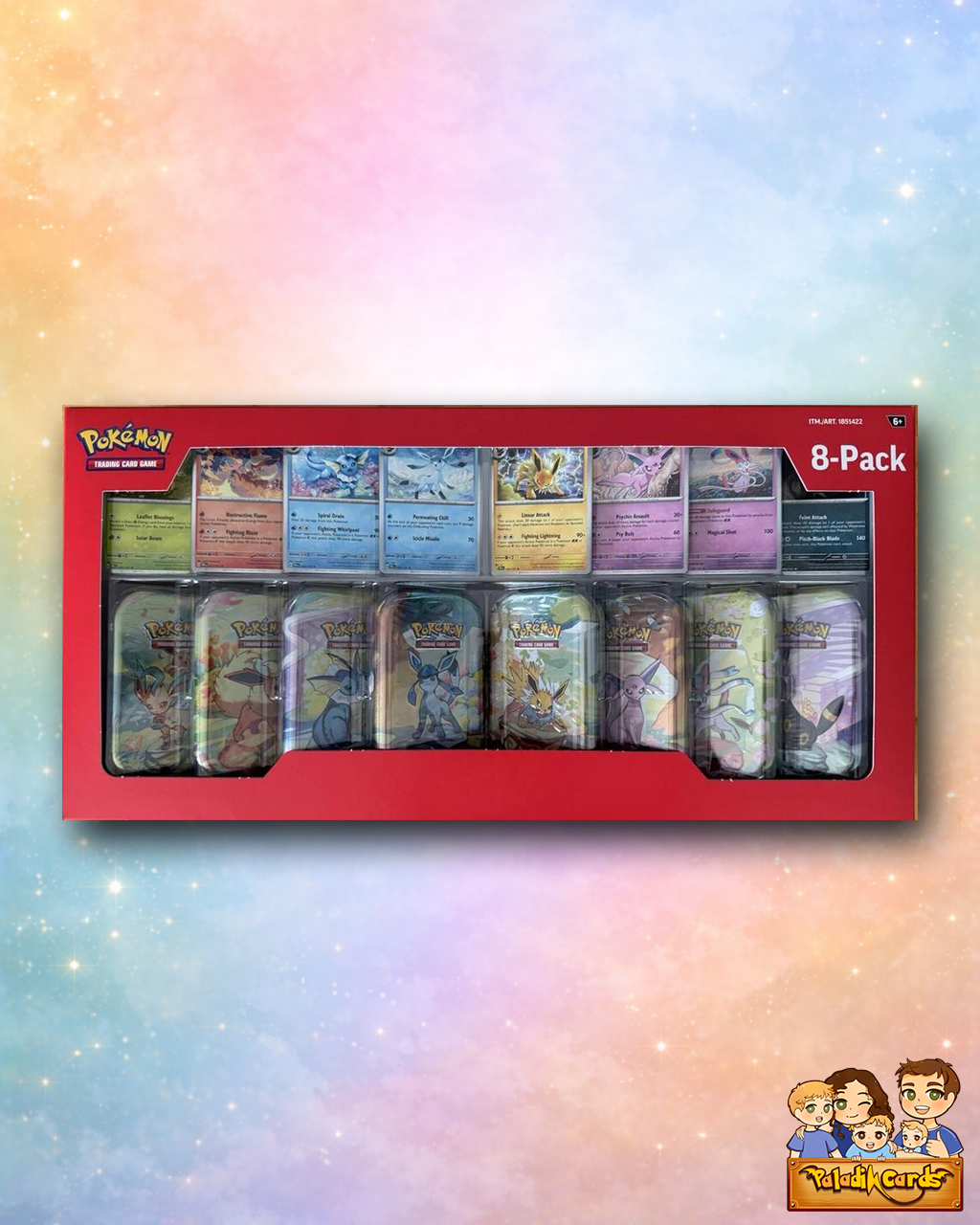 Prismatic Evolutions 8-Pack Mini Tins