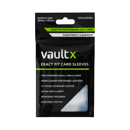 Vault X Exact Fit Card Sleeves PreOrder