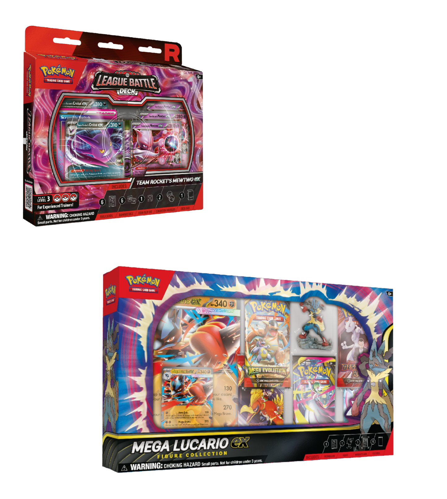 November Pokémon Bundle – Mewtwo ex League Battle Deck + Mega Lucario ex Figure Collection (Pre-Order)