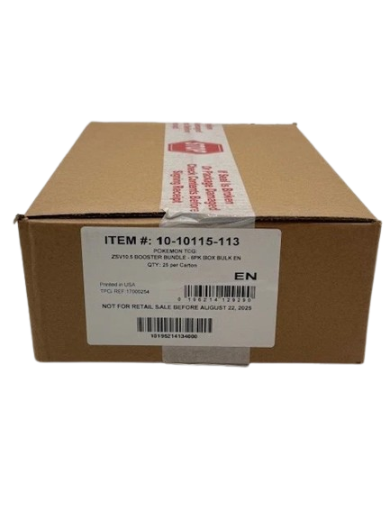 Pokémon TCG: Scarlet & Violet—Black Bolt Booster Bundle Sealed Case (25 Bundles)