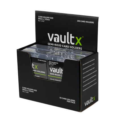 Vault X Semi-Rigid Card Holders 200 CT PreOrder