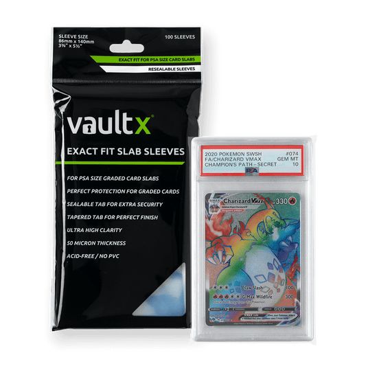 Vault X Exact Fit Slab Sleeves – PSA & CGC Graded Card Protector Sleeves PreOrder