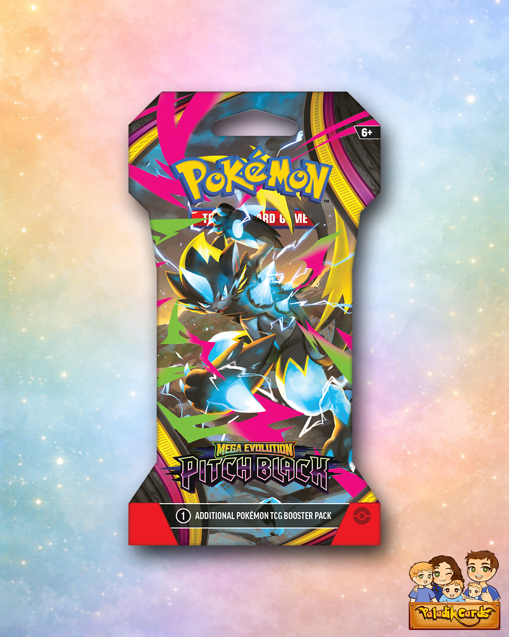 Mega Evolution— Pitch Black Sleeved Booster Pack Pre-Order