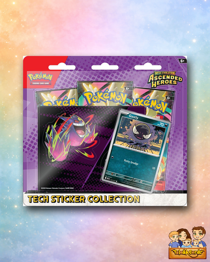 Mega Evolution—Ascended Heroes Tech Sticker Collection (1 Random: Charmander or Gastly)